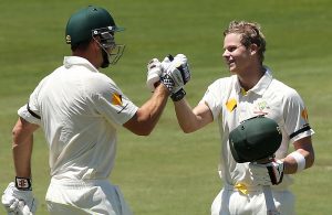 Smith and Marsh in the 233 run stand