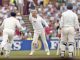 Ball of the Century: Shane Warne after dismissing Mike Gatting