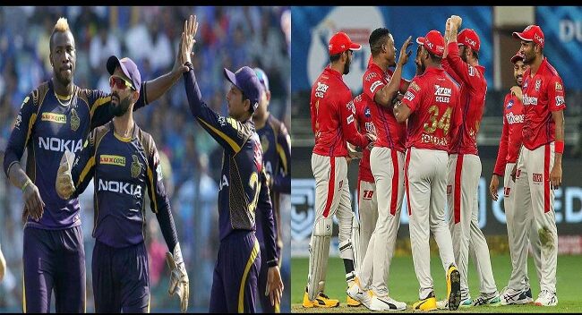 KXIP and KKR lead teh race for the fourth Playoffs spot
